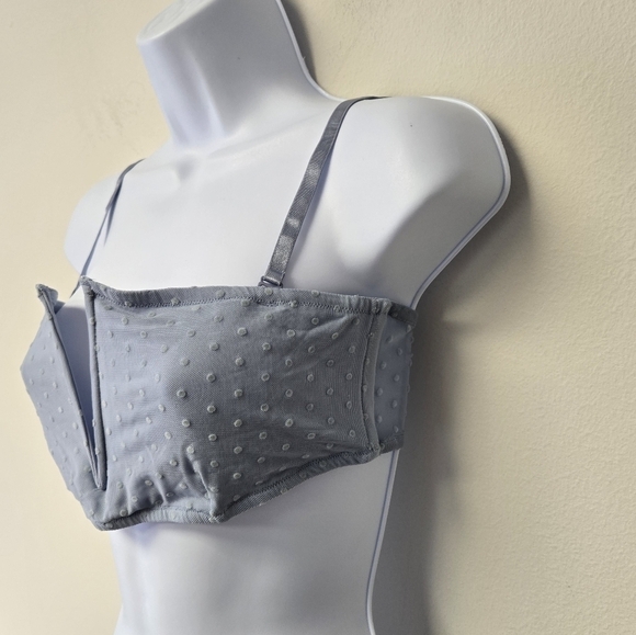 Free People Sierra Bandeau Bra The Rain blue L - Picture 6 of 16